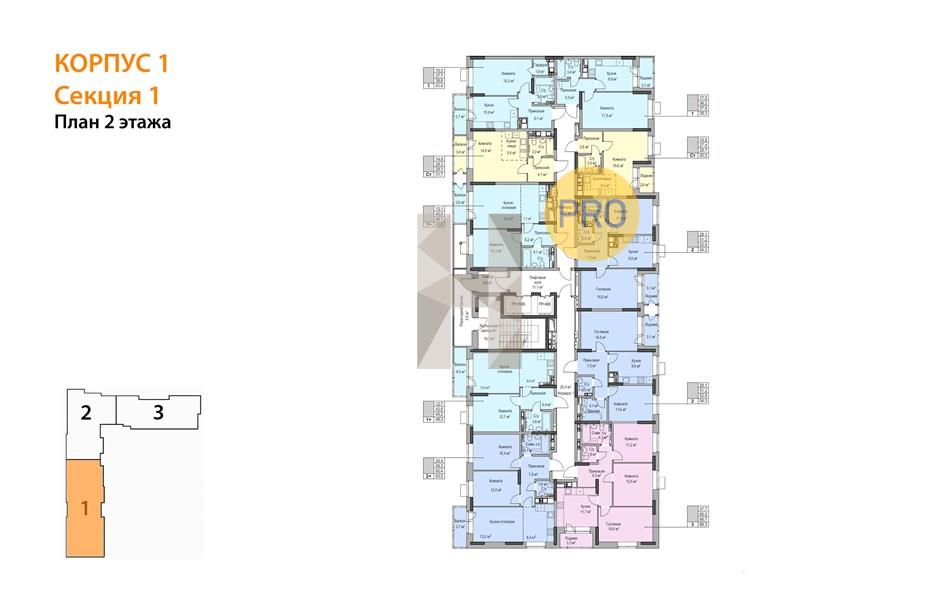 Планировка этажей 2