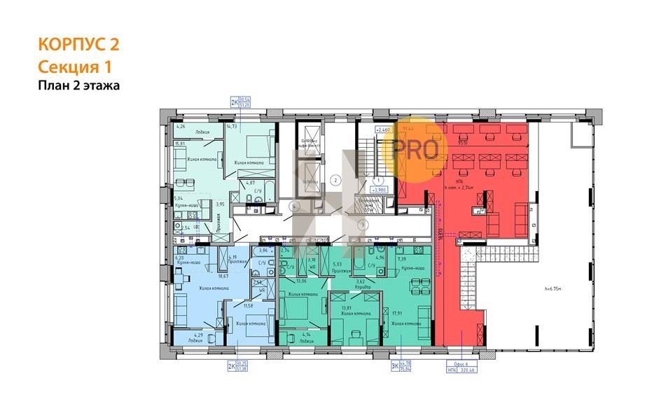 Планировка этажей 2