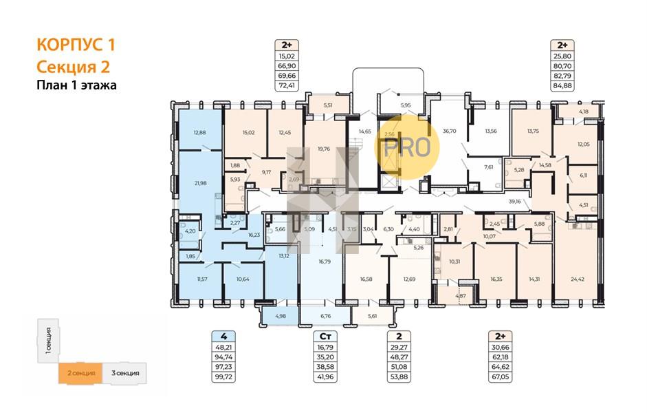 Планировка этажей 1