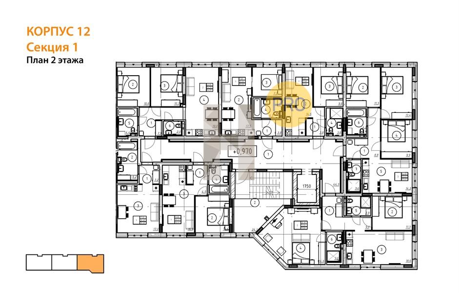 Планировка этажей 2