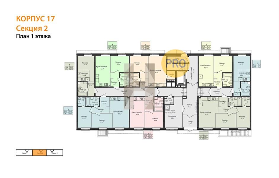 Планировка этажей 1