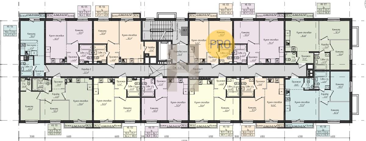 Планировка этажей 2