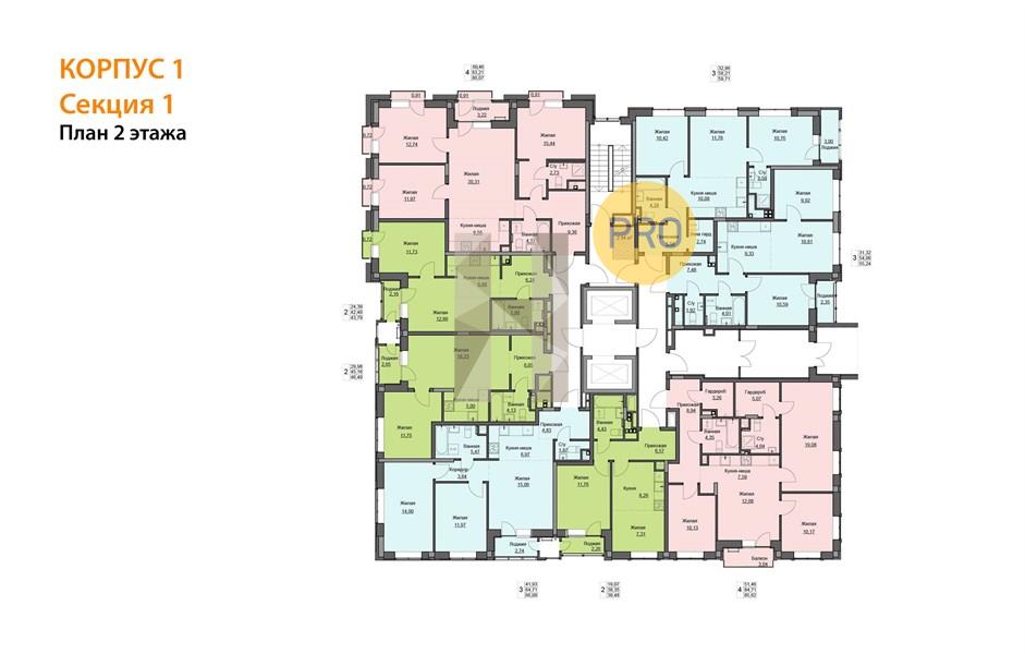 Планировка этажей 2