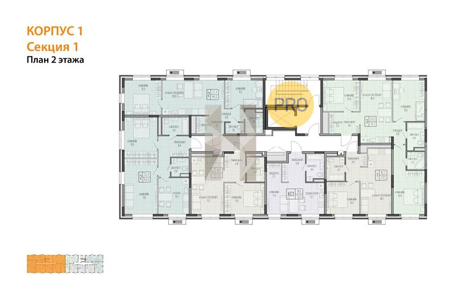 Планировка этажей 2