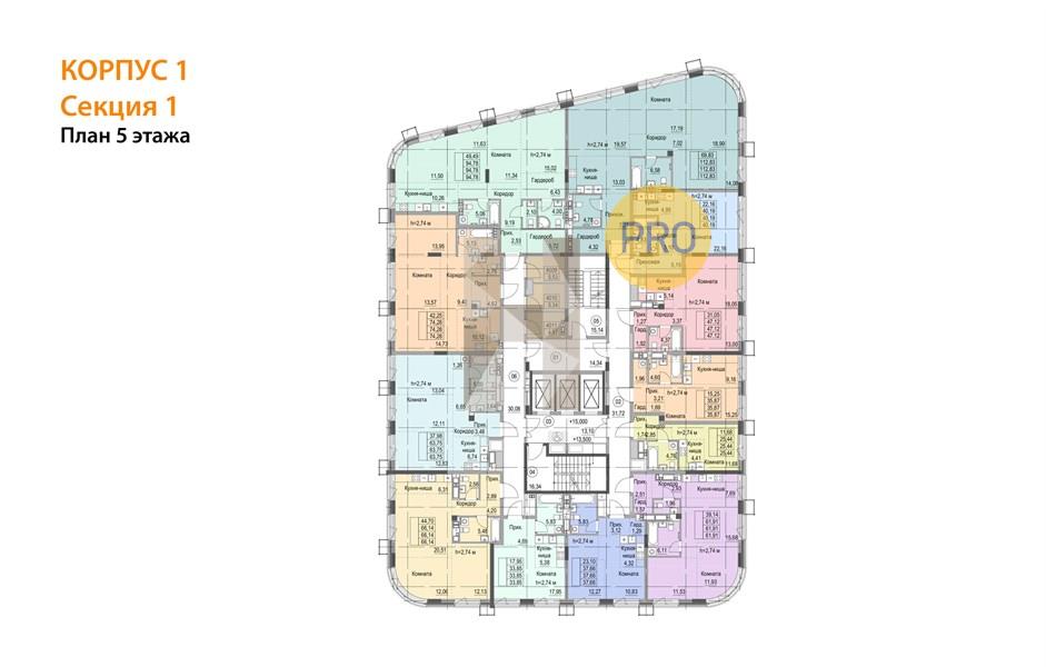 Планировка этажей 5