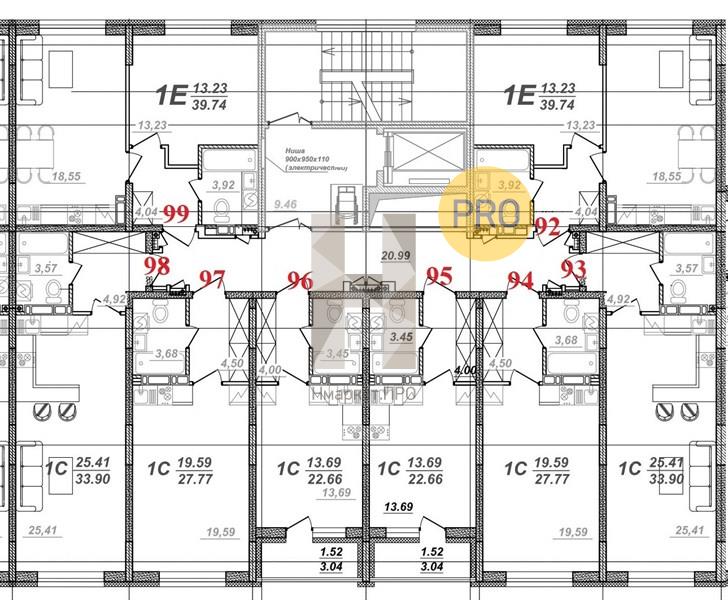 Квартира, 33.9 кв.м, 6/8 этаж