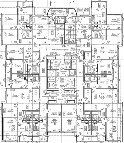 3—комн. квартира, 70.3 кв.м, 22/25 этаж