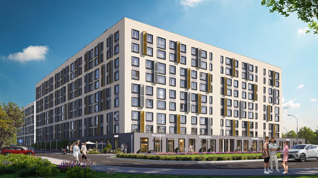 2-к, 60.75 м² · Парковые кварталы
