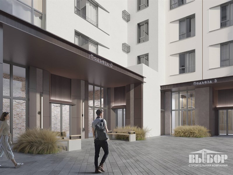 1—комн. квартира, 46.44 кв.м, 3/12 этаж