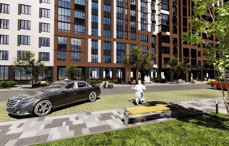 1—комн. квартира, 24.47 кв.м, 3/18 этаж