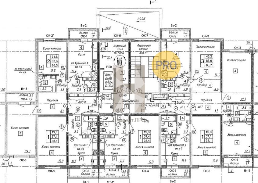 1—комн. квартира, 38.1 кв.м, 8/10 этаж