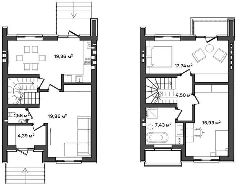 3—комн. квартира, 104.3 кв.м, 1/2 этаж