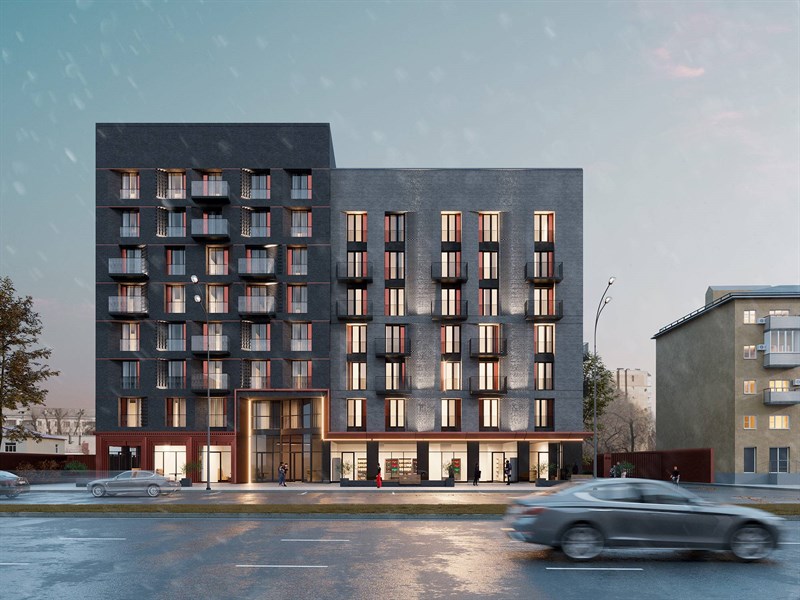 1—комн. квартира, 46.97 кв.м, 2/9 этаж