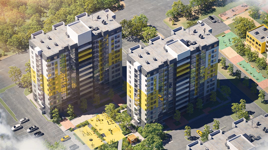 Студия, 24.9 м² · Солнечный парк