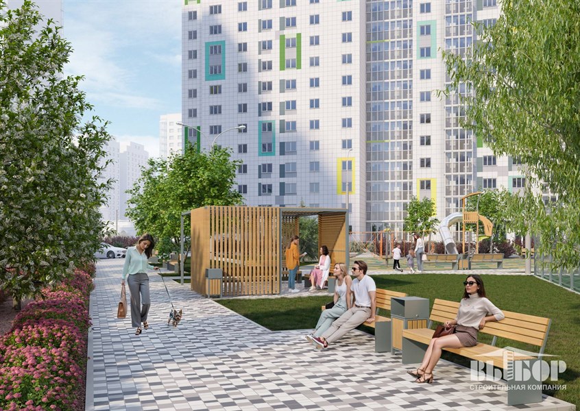 1—комн. квартира, 38.2 кв.м, 15/17 этаж